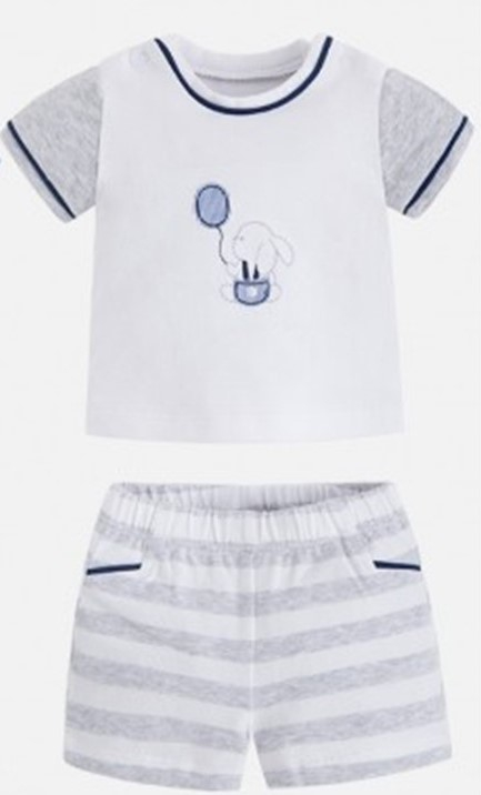 MAYORAL Set tričko + kraťasy Perla Vig Stripes veľ. 1-2m