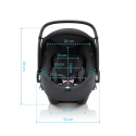 Autosedačka BRITAX-ROMER Baby-Safe iSense Bundle Flex iSense - Frost Grey