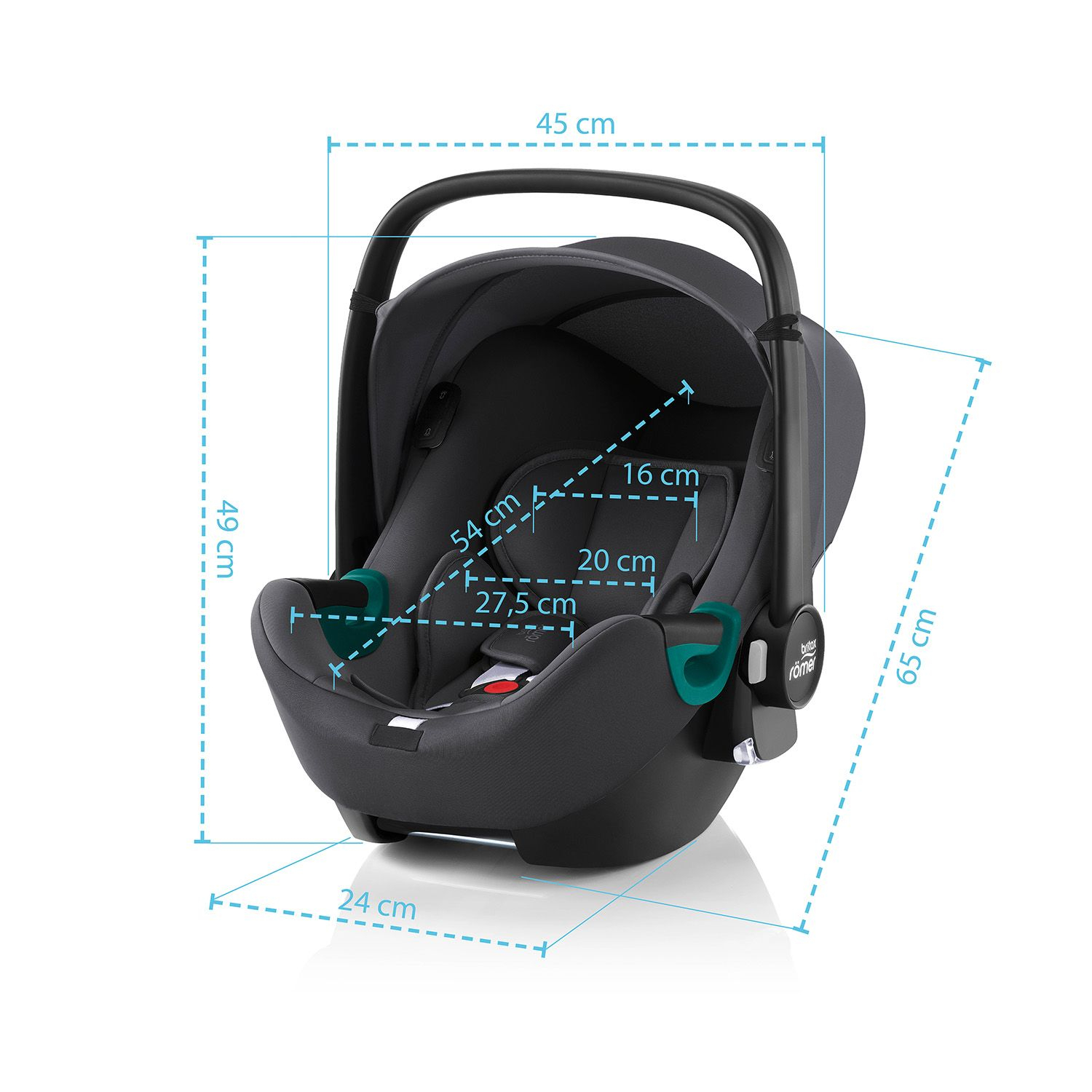 Autosedačka BRITAX-ROMER Baby-Safe 3 i-Size Bundle Flex iSense - Nordic Grey