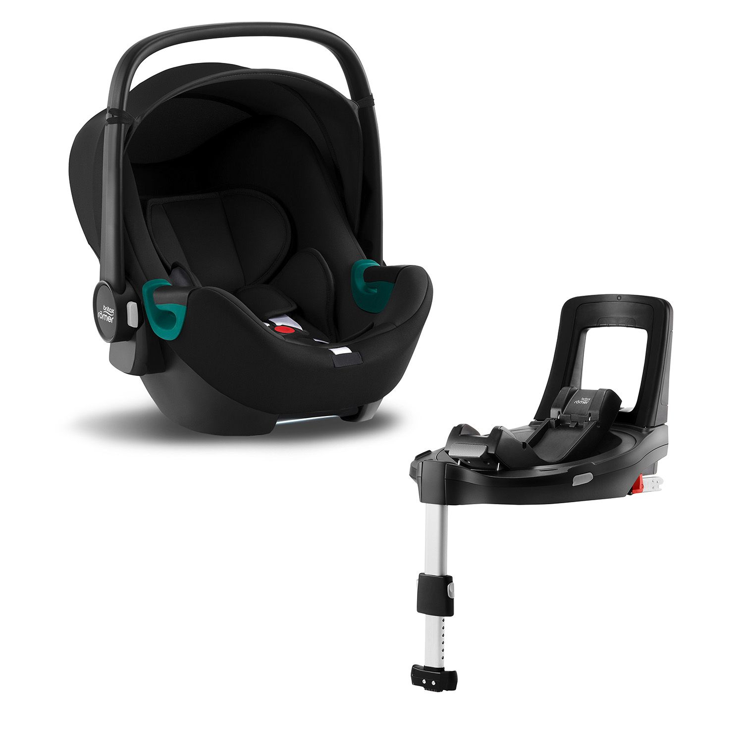 Autosedačka BRITAX-ROMER Baby-Safe 3 i-Size Bundle Flex iSense - Space Black