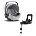 Autosedačka BRITAX-ROMER Baby-Safe 3 i-Size Bundle Flex iSense - Nordic Grey