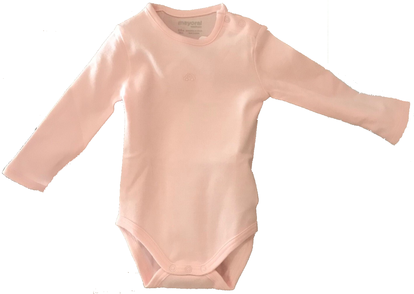 MAYORAL Body s dlhým rukávom Rose, č. 4-6m