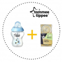 TOMMEE TIPPEE Set Fľaša 260 ml + Cumlíky pre Fľaše SLOW 0m+ 2ks