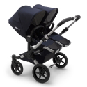 BUGABOO Donkey 3 Duo Podvozok ALU poťah športového sedadla, hlboká vanička, strieška DARK NAVY