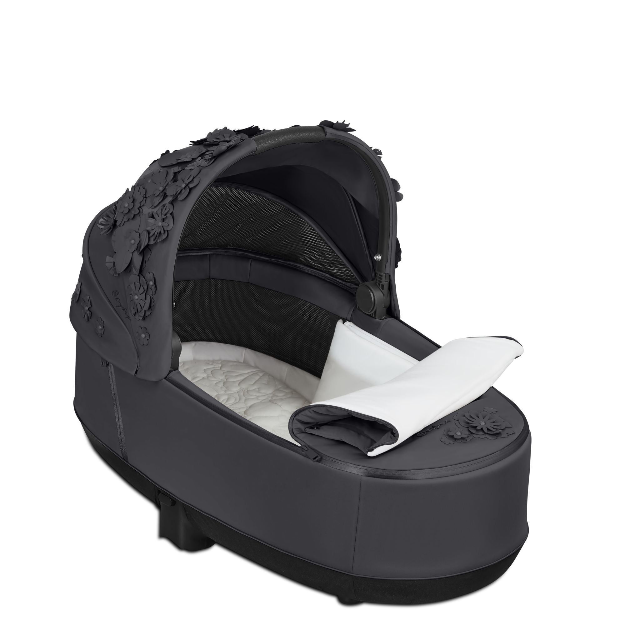 CYBEX PRIAM Rose Gold / Simply Flowers Dream Grey - hlboký kočík