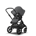 2. kombinácia BUGABOO Fox 3 - Podvozok Black / Grey Melange