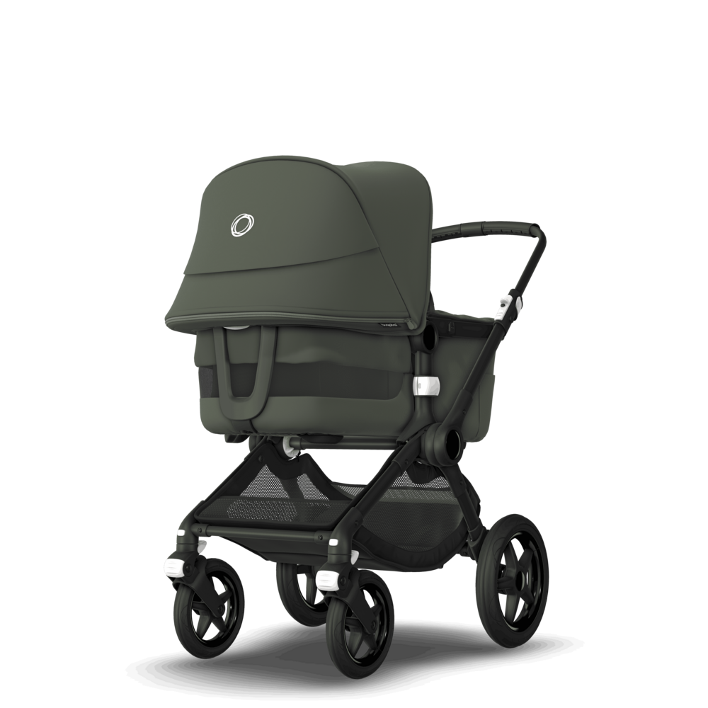 2. kombinácia BUGABOO Fox 3 - Podvozok Black / Forest Green
