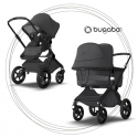 2. kombinácia BUGABOO Fox 3 - Podvozok Black / Washed Black ( Mineral Colection )