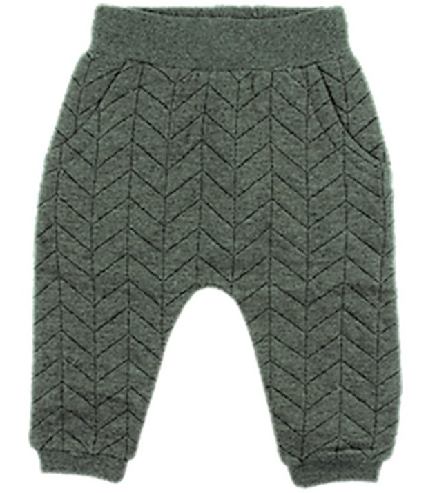 FIXONI Nohavice Baby Tales Dark Grey Melang č.50