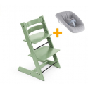 Set STOKKE Tripp Trapp Jedálenská stolička + Newborn set - Moss green