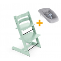 Set STOKKE Tripp Trapp Jedálenská stolička + Newborn set - Soft mint