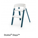Stolička STOKKE Steps White/ Midnight Blue