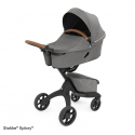 2 - kombinácia kočíka STOKKE Xplory X Black/Brown - Modern Grey