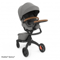 2 - kombinácia kočíka STOKKE Xplory X Black/Brown - Modern Grey