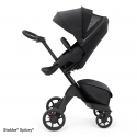 2 - kombinácia kočíka STOKKE Xplory X Black/Black - Rich Black