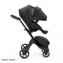 2 - kombinácia kočíka STOKKE Xplory X Black/Black - Rich Black