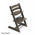 Set STOKKE Tripp Trapp Jedálenská stolička Hazy Grey, Baby set Hazy Grey, Pultík Black