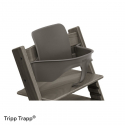 Set STOKKE Tripp Trapp Jedálenská stolička Hazy Grey, Baby set Hazy Grey, Pultík Black