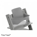 Set STOKKE Tripp Trapp Jedálenská stolička Storm Grey, Baby set Storm Grey, Pultík Black