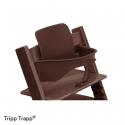 Set STOKKE Tripp Trapp Jedálenská stolička Walnut Brown, Baby set Walnut Brown, Pultík Black