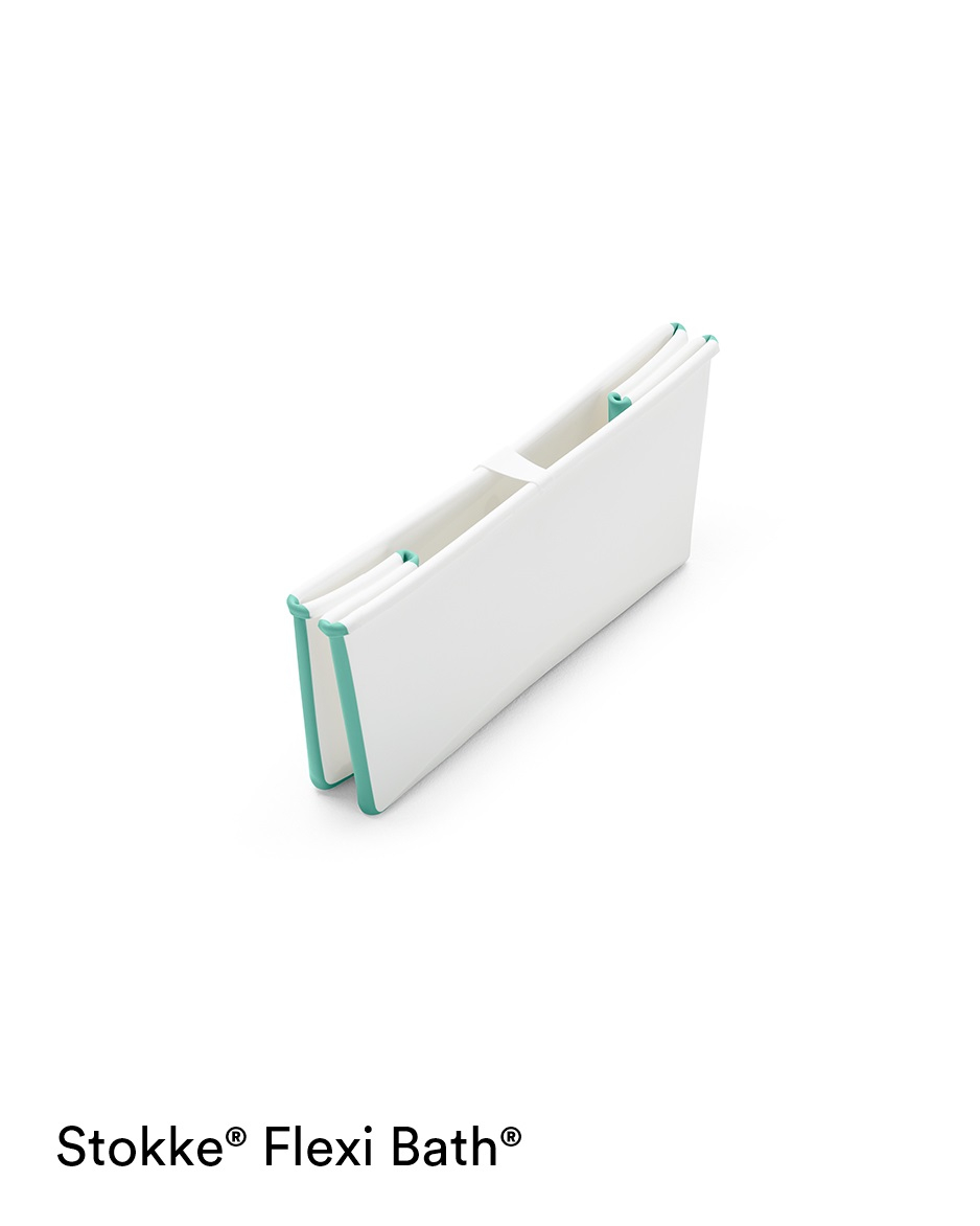 Vanička na kúpanie s termosenzitívnou nálepkou STOKKE Flexi Bath White Aqua