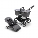 2. kombinácia BUGABOO Fox 3 - Podvozok Graphite / Grey Melange - BEZ STRIEŠKY