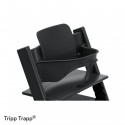 Set STOKKE Tripp Trapp Jedálenská stolička Black, Baby set Black, Pultík White