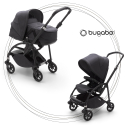 2 kombinácia BUGABOO Bee 6 Mineral - podvozok BLACK, poťah športového sedadla BLACK, hlboká vanička BLACK, strieška BLACK