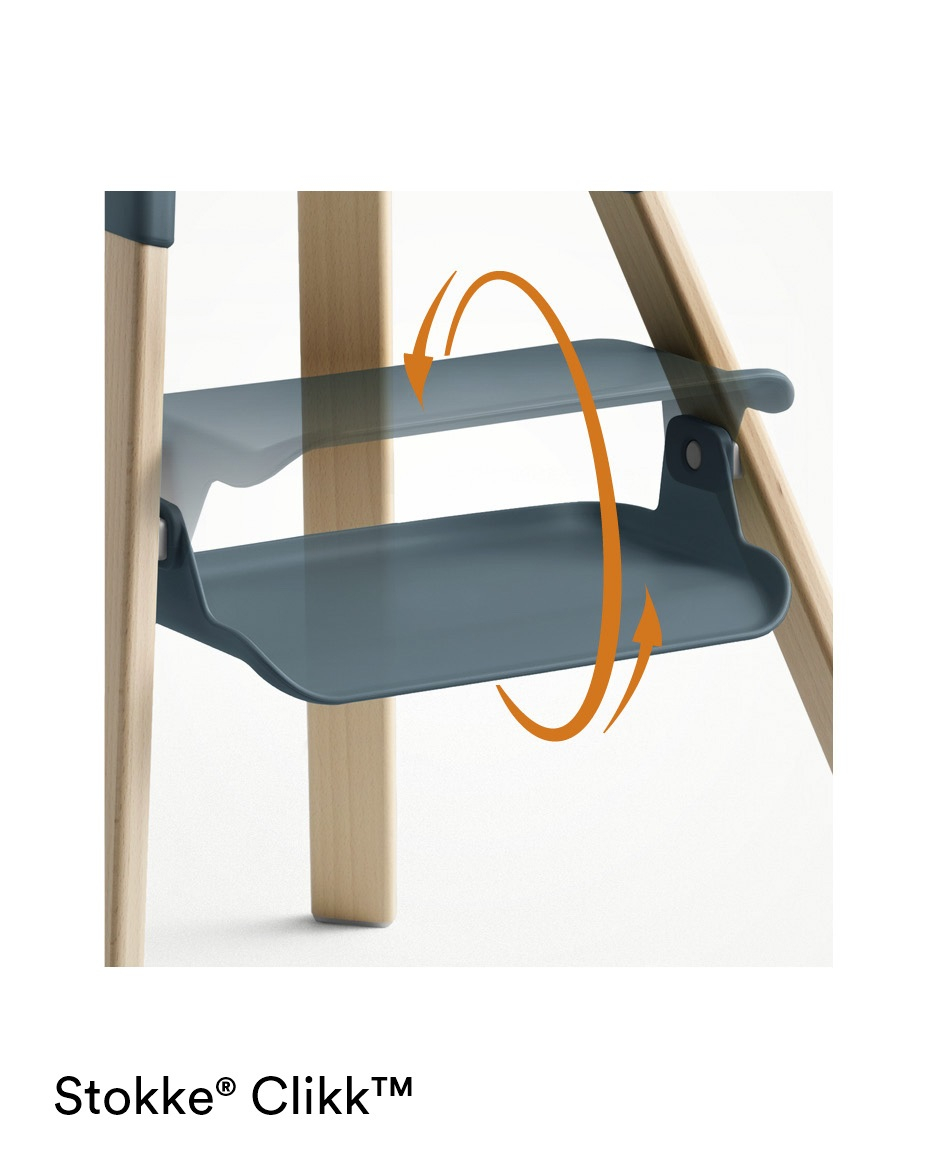 Jedálenská stolička STOKKE Clikk Fjord Blue