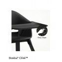 Jedálenská stolička STOKKE Clikk Black Natural