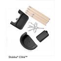 Jedálenská stolička STOKKE Clikk Black Natural