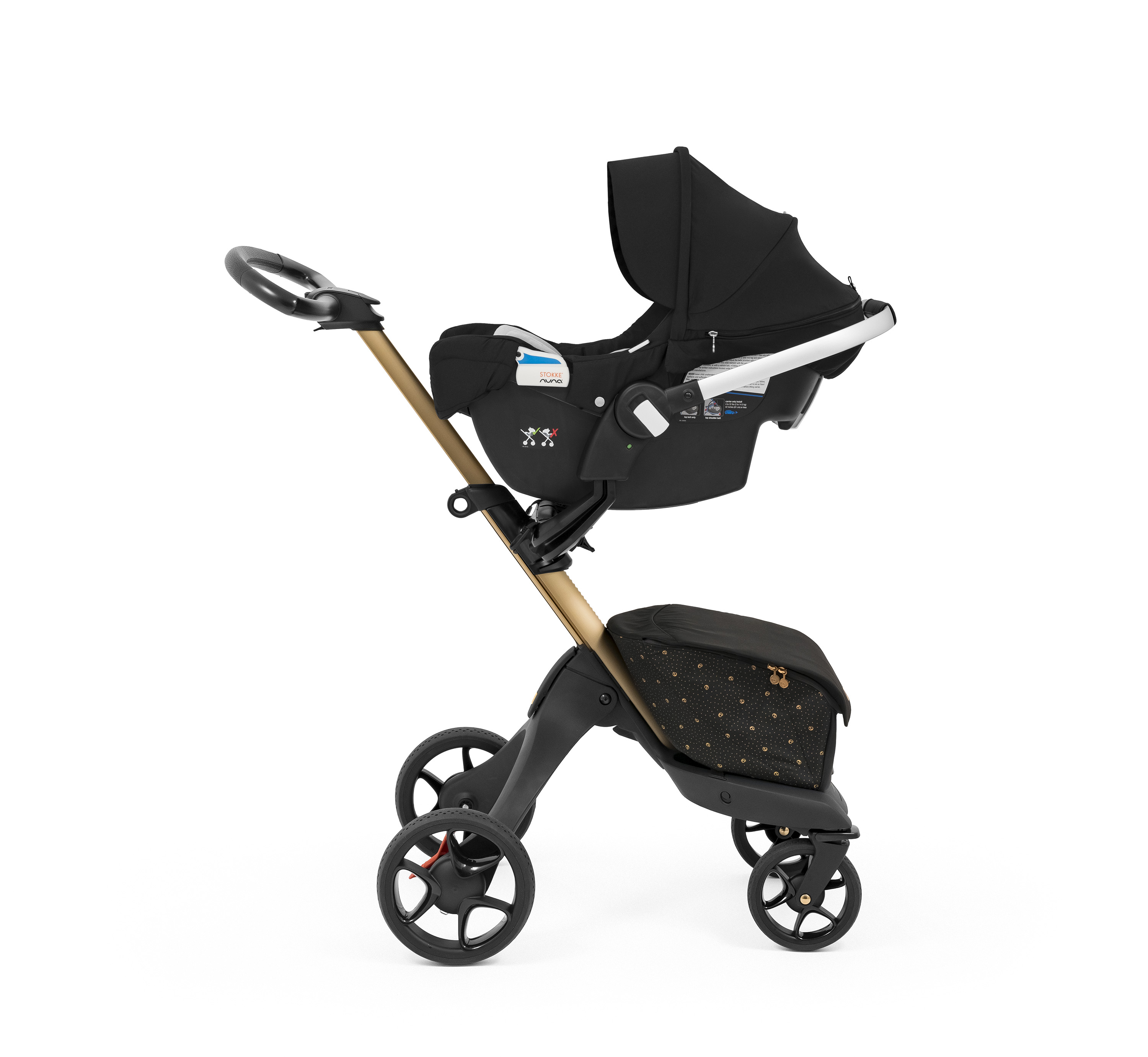 Športový kočík STOKKE Xplory X Gold/Black - Signature Black