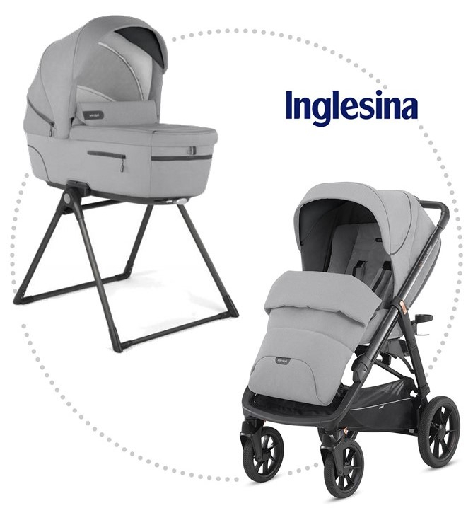 2.kombinácia INGLESINA Aptica XT 2022 HORIZON GREY hlboká vanička, športová sedačka
