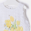 MAYORAL Šaty so žltými kvetmi Amarillo č.116