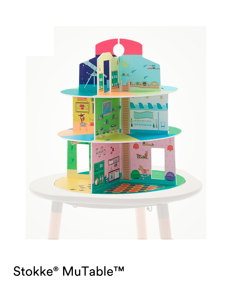 Drevený domček pre bábiky STOKKE MuTable™ Scenarios house