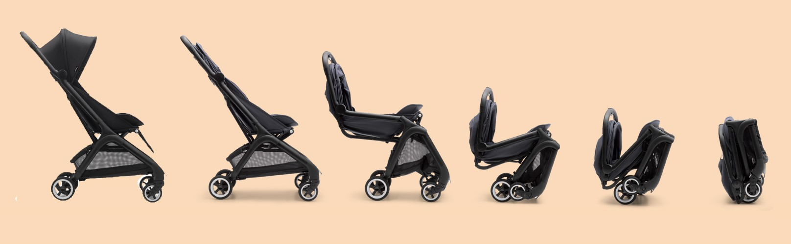 Športový kočík BUGABOO Butterfly BLACK / MIDNIGHT BLACK