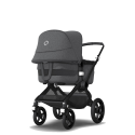 Akčný set BUGABOO Fox 3 - Grey Melange ( podvozok black )