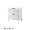 Komoda STOKKE Home Dresser White + prebaľovacia podložka