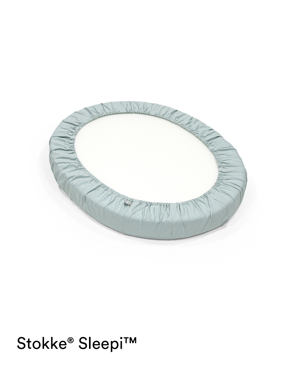 Plachta do postieľky STOKKE Sleepi mini 80 cm V3 Dots Sage