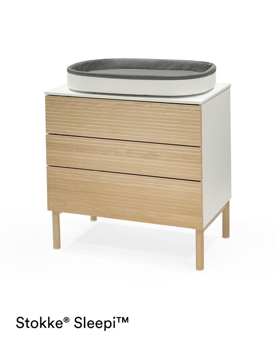 Prebaľovacia podložka na komodu STOKKE Sleepi - White