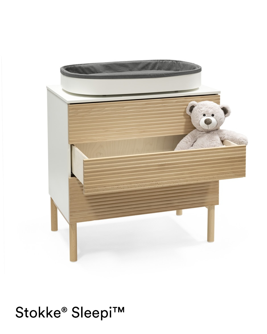 Prebaľovacia podložka na komodu STOKKE Sleepi - White