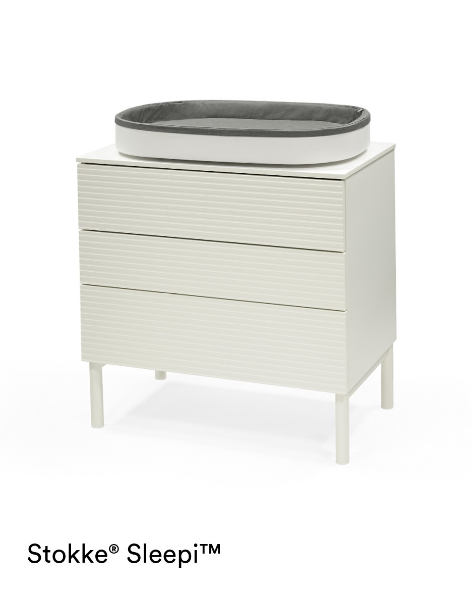 Prebaľovacia podložka na komodu STOKKE Sleepi - White