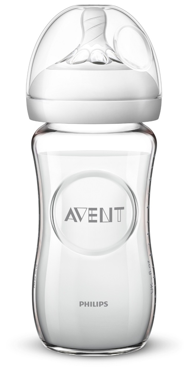 Fľaša Natural 2 AVENT Sklo 240ml 1ks