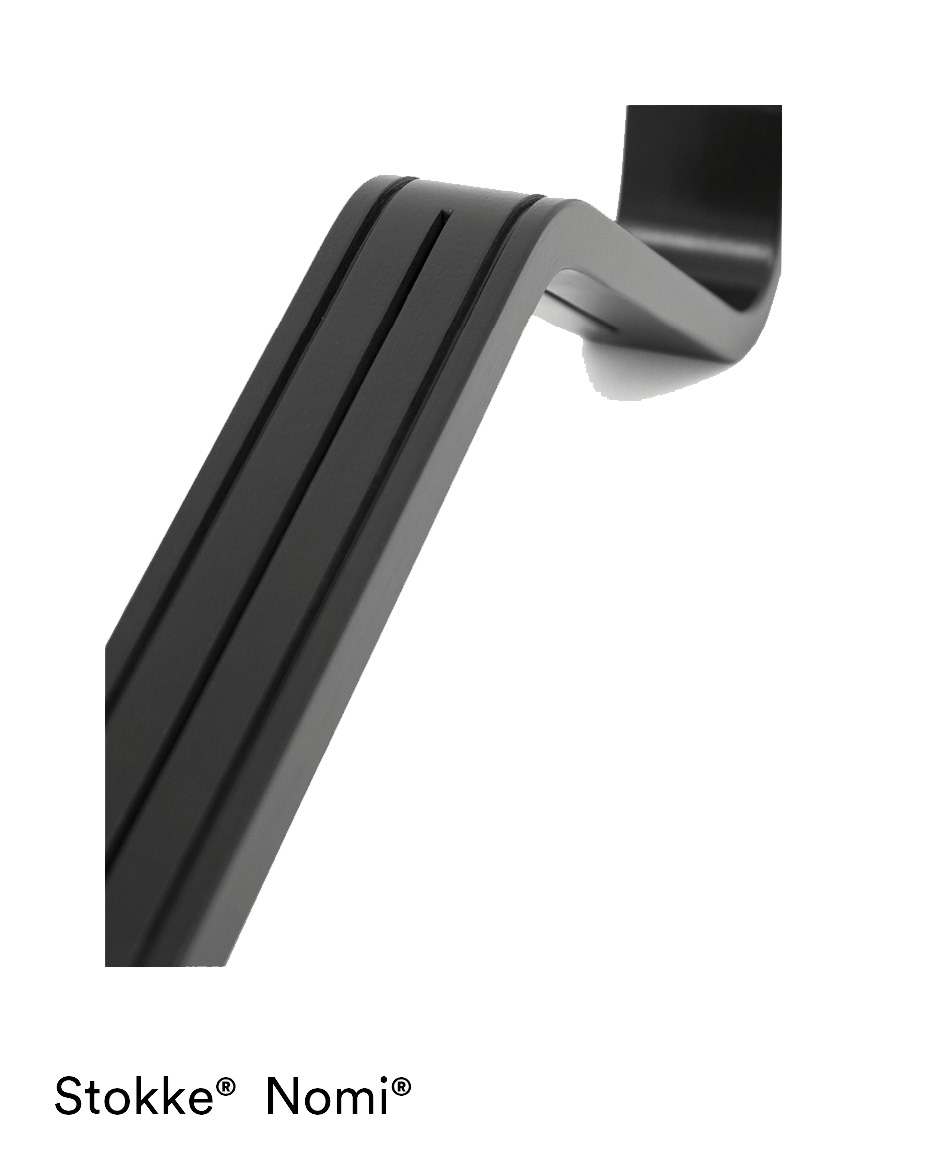 Jedálenská stolička STOKKE Nomi - Black/Black