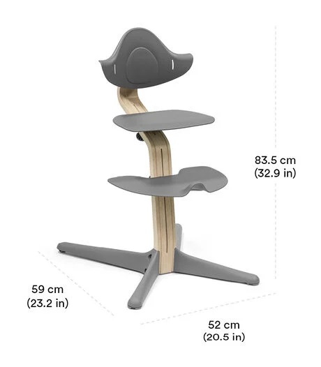 Jedálenská stolička STOKKE Nomi - Natural/Navy