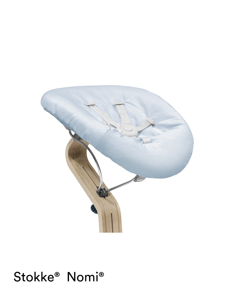 Newborn set lehátko STOKKE Nomi - Grey/Grey/Blue