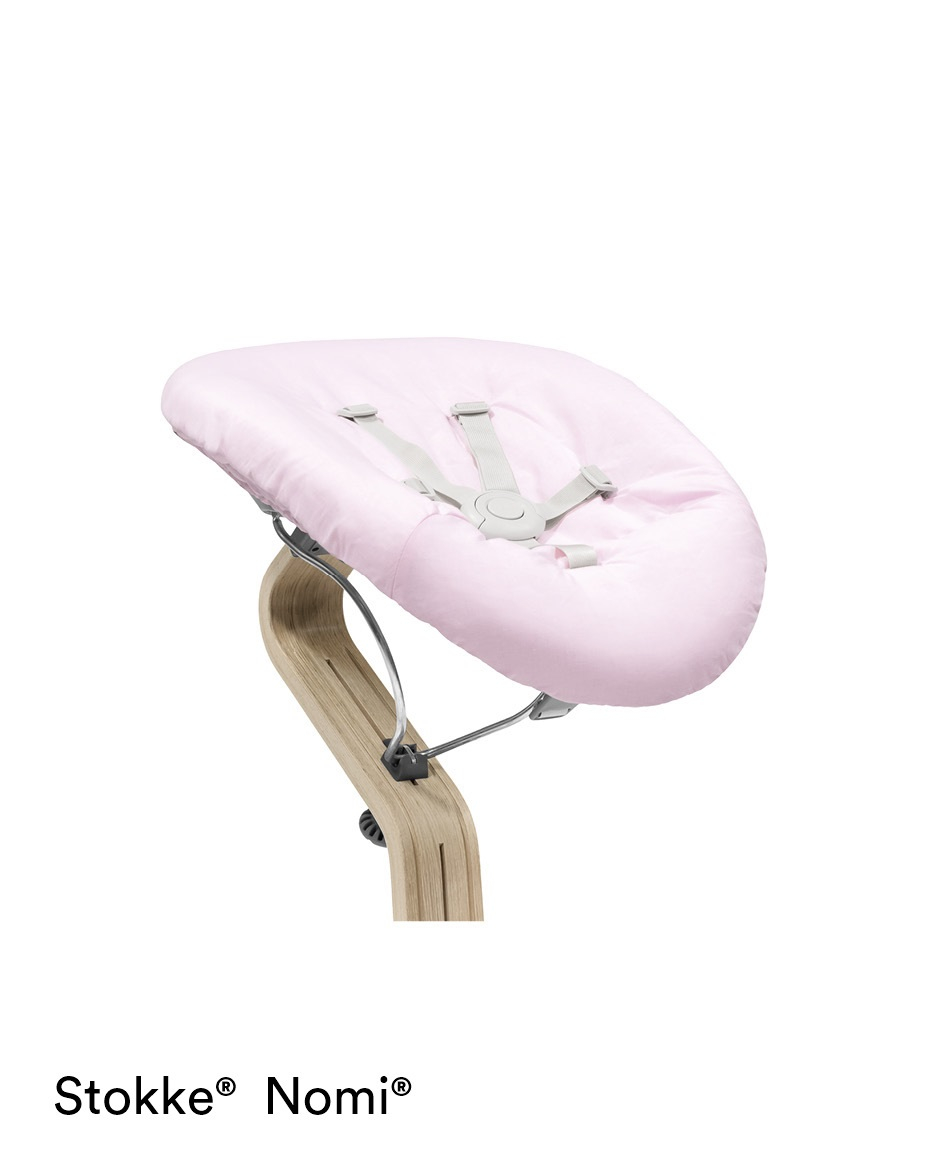 Newborn set lehátko STOKKE Nomi - Grey/Grey/Pink