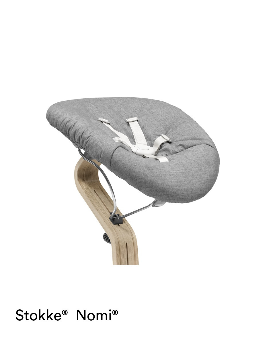 Newborn set lehátko STOKKE Nomi - Grey/Grey/Pink