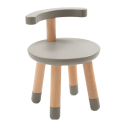 STOKKE MuTable Set stredný ( stolík, stolička, nádoba na ceruzky, odkladacie vrecúško ) - Dove Grey
