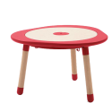 STOKKE MuTable Set stredný ( stolík, stolička, nádoba na ceruzky, odkladacie vrecúško ) - Cherry